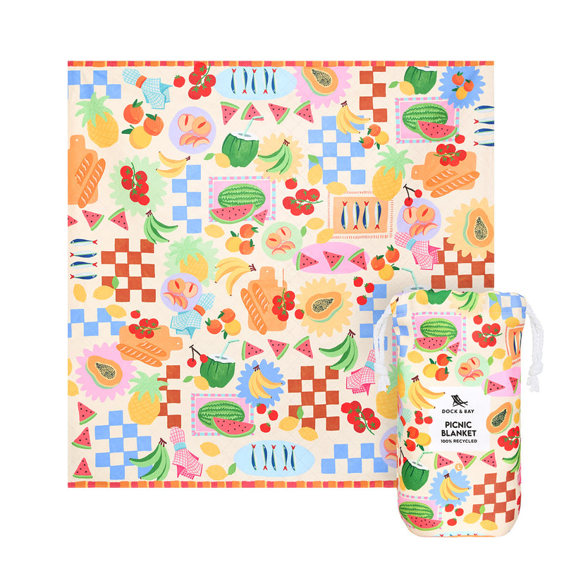 dock and bay picnic blanket
