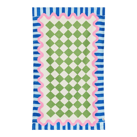 dock and bay tea towel
