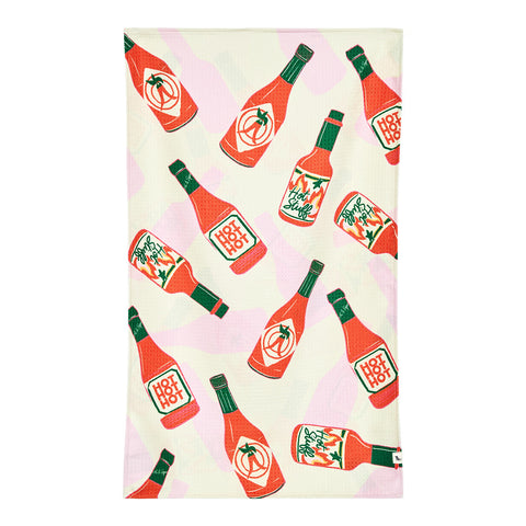 dock and bay tea towel