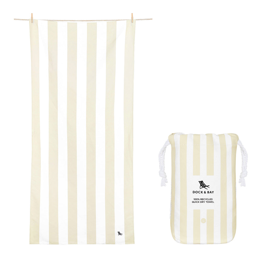 dock and bay towels beach