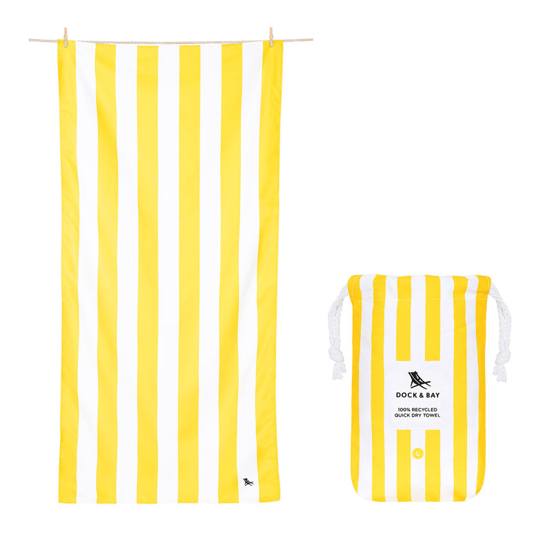 dock and bay towels beach