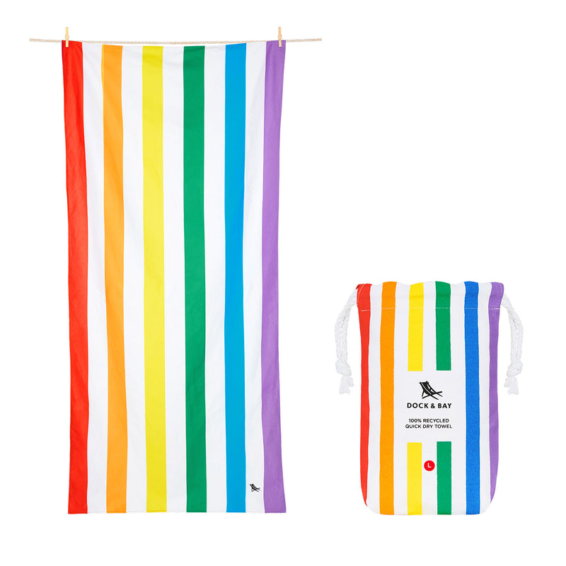 dock and bay towels beach