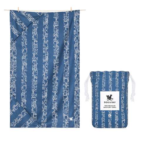 dock and bay towels dog