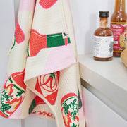 dock and bay tea towel