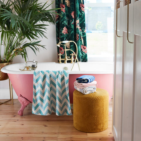 Dock & Bay Quick Dry Bath Towel - Tide Break Navy - Outlet