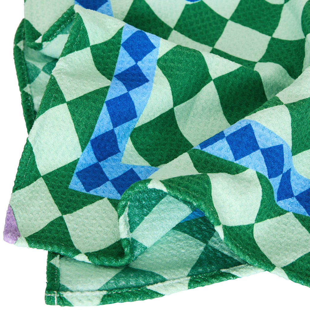 dock and bay tea towel