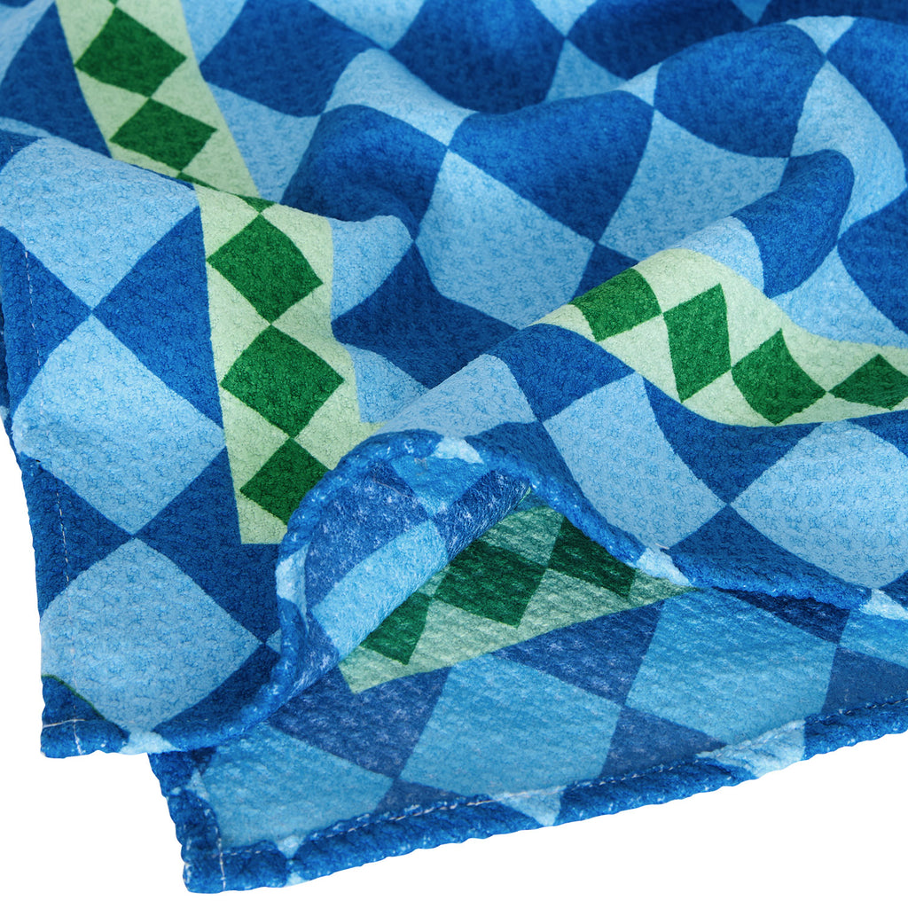 dock and bay tea towel