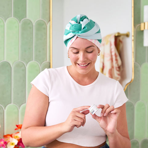 dock and bay hair wraps suede