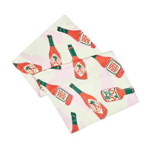 dock and bay tea towel