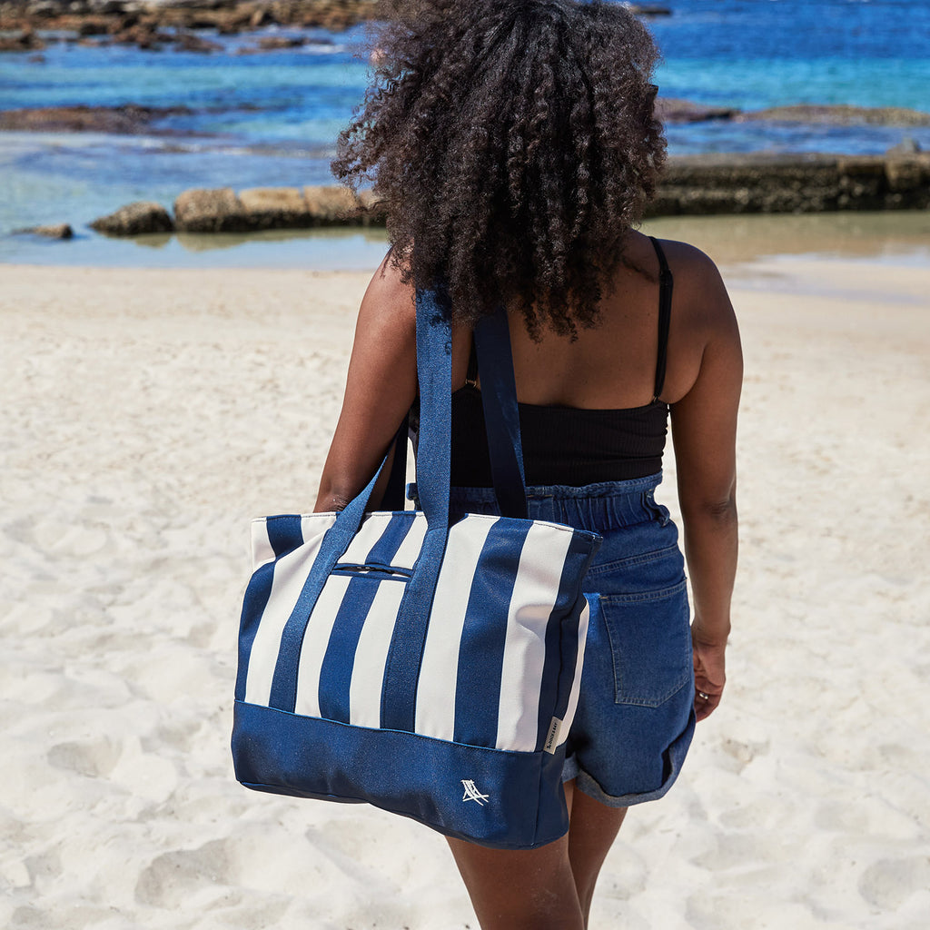 dock and bay beach bag
