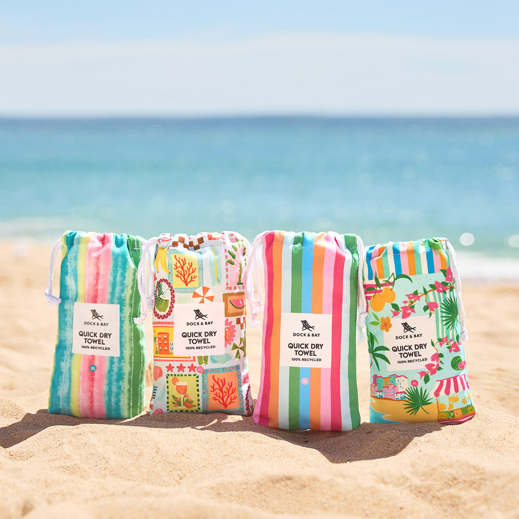 dock and bay towels beach