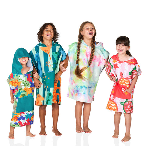 dock and bay poncho kids