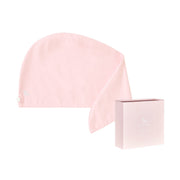 baby pink solid colour quick dry hair wrap #COLOR:Bermuda Pink