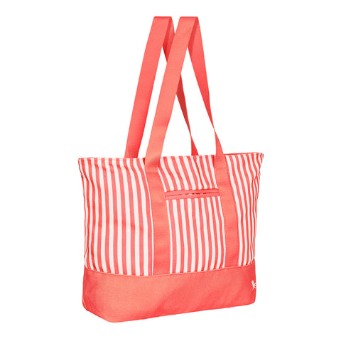 Dock & Bay Canvas Beach Bag - Raspberry Road