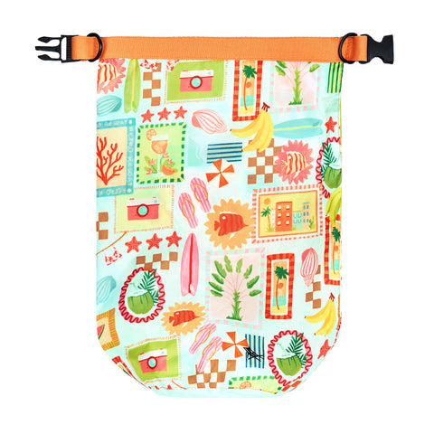 Dock & Bay Small Waterproof Dry Bag, 5L capacity - Wish You Were Here
