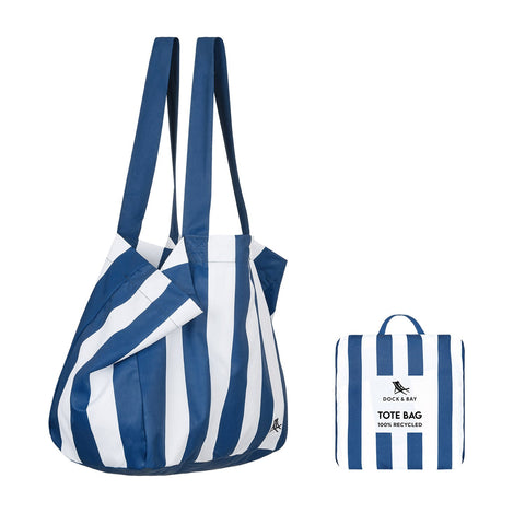 Dock & Bay Foldaway Tote Bags - Whitsunday Blue