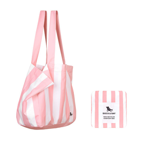 Dock & Bay Everyday Bag - Compact & Foldable Beach Bag, Made from 100% Recycked