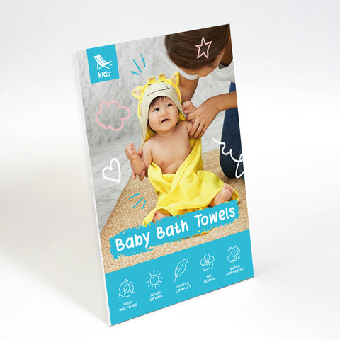 Dock & Bay Point of Sale Product Cards - Baby Towel - Outlet