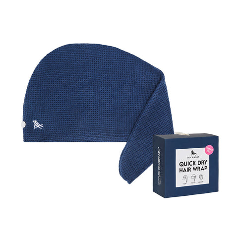 Dock & Bay Hair Wrap - Nautical Navy - GRS Certified