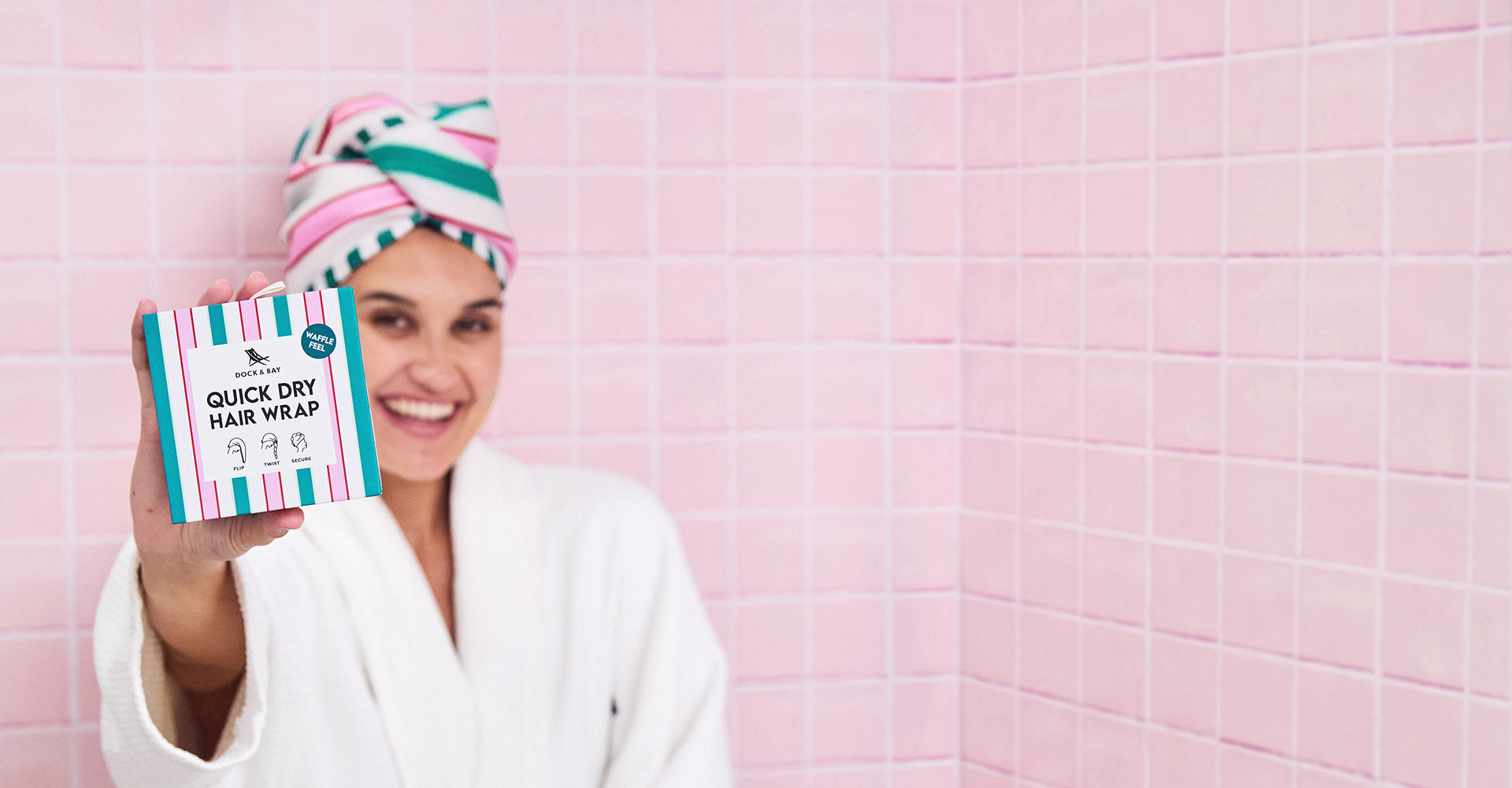 Hair Wrap - Watermelon Spritz