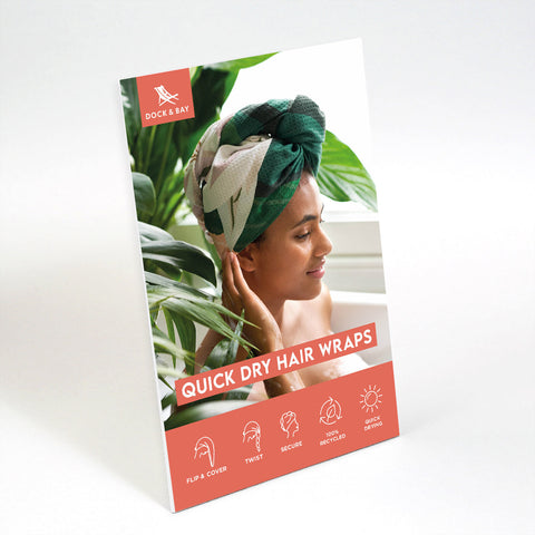 Dock & Bay Point of Sale Product Cards - Hair Wrap