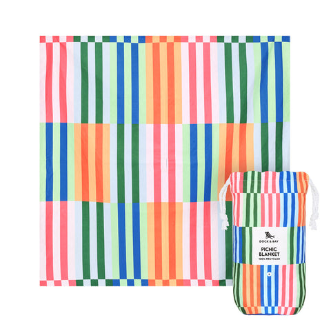 Dock & Bay Picnic Blanket - Sugar Sorbet