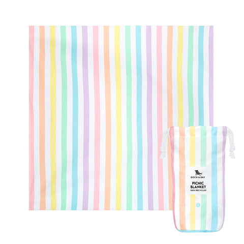 Dock & Bay Picnic Blanket - Unicorn Waves - GRS Certified