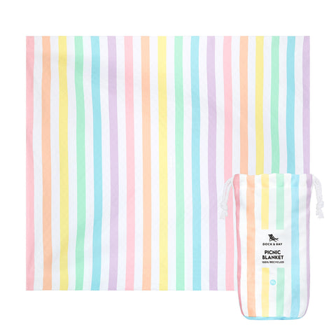 Dock & Bay Picnic Blanket - Unicorn Waves - GRS Certified