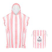 Dock & Bay Poncho - Adults - Malibu Pink - GRS Certified