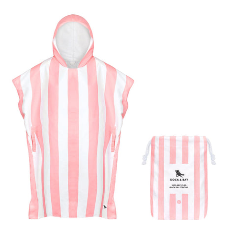 Dock & Bay Poncho - Adults - Malibu Pink
