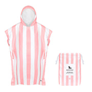 Dock & Bay Poncho - Adults - Malibu Pink - GRS Certified