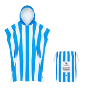 Dock & Bay Poncho - Adults - Bondi Blue - GRS Certified
