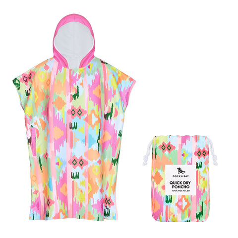 Dock & Bay Poncho - Adults - Ibiza Glow