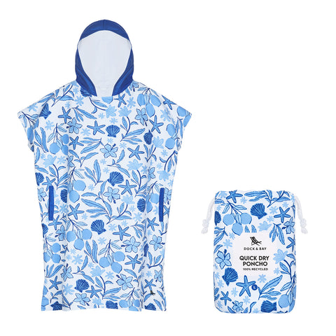 Dock & Bay Poncho - Adults - Wavy Baby