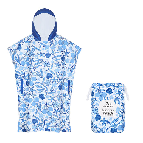 Dock & Bay Poncho - Adults - Wavy Baby