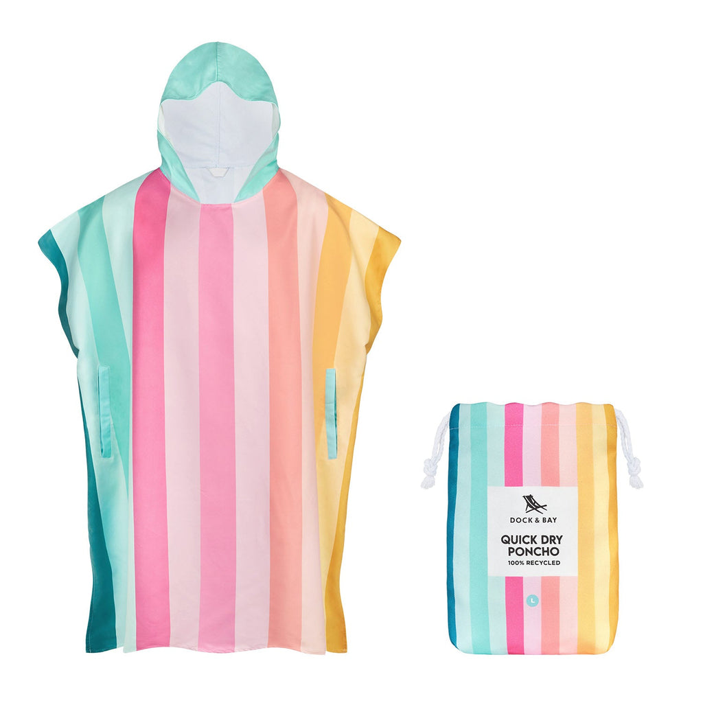 Dock & Bay Poncho - Adults - Coastal Candy