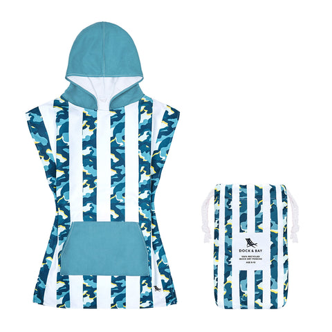 Dock & Bay Poncho - Kids - Cool Camo