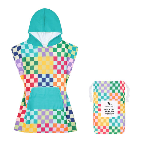 Dock & Bay Poncho - Kids - Check Me Out