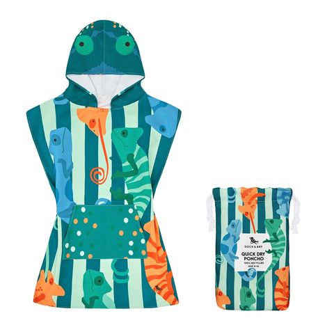 Dock & Bay Poncho - Kids - Karma Chameleon - GRS Certified - Outlet