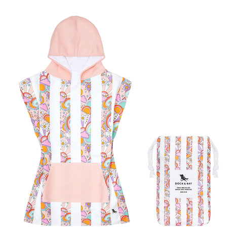Dock & Bay Poncho - Kids - Pink Power