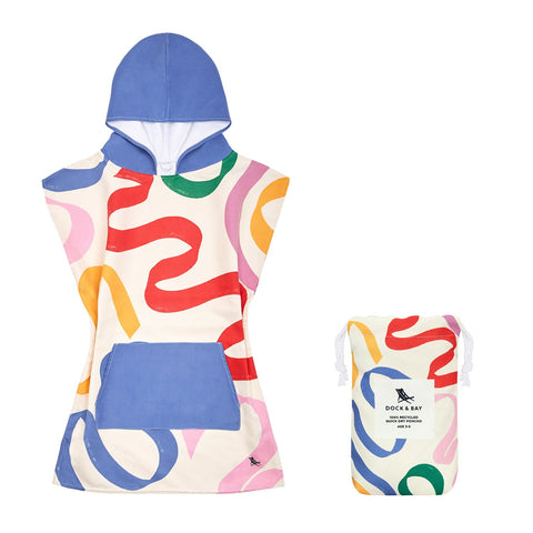Dock & Bay Poncho - Kids - Doodle Mood - Outlet