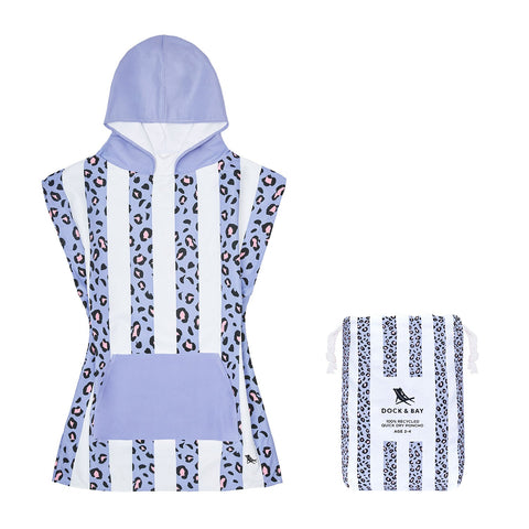 Dock & Bay Poncho - Kids - Lively Leopard - Outlet
