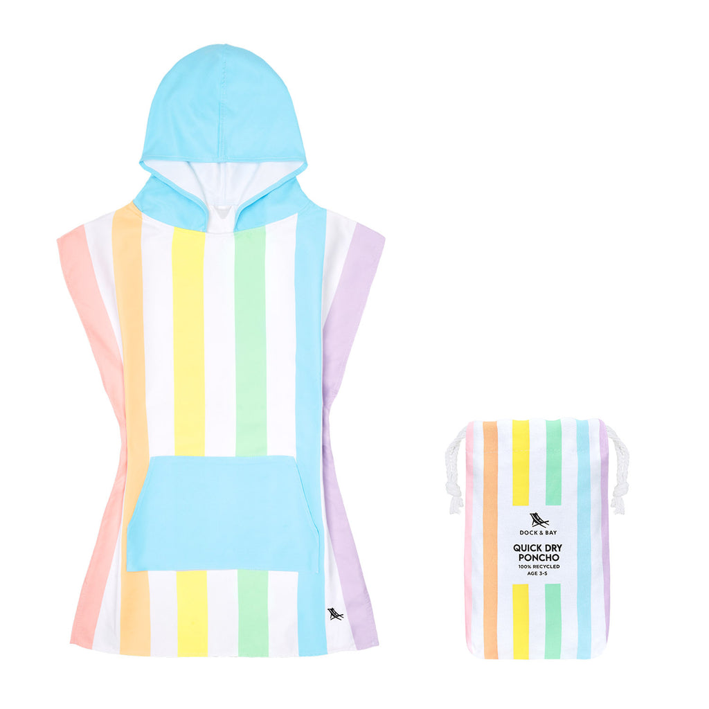 Dock & Bay Poncho - Kids - Unicorn Waves