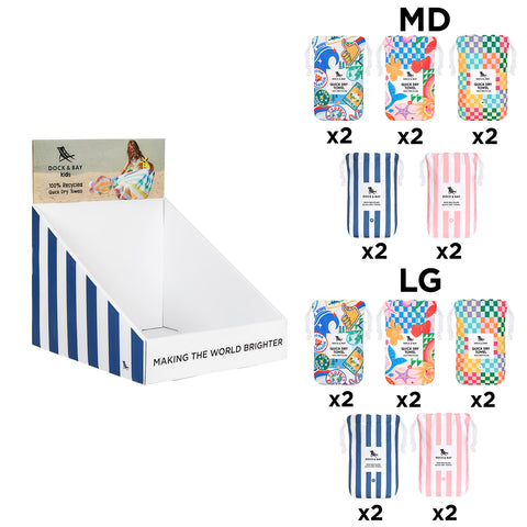 Dock & Bay - Point of Sale Display Small (Kids Beach Towel)
