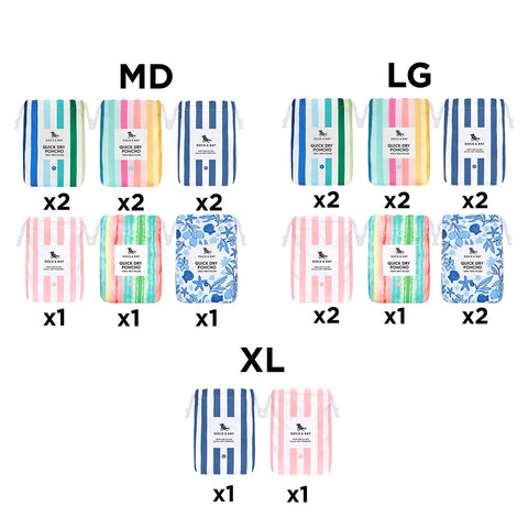 Dock & Bay - Point of Sale Display Small (Poncho Adults)