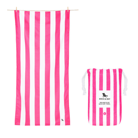 Dock & Bay Quick Dry Towel - Phi Phi Pink
