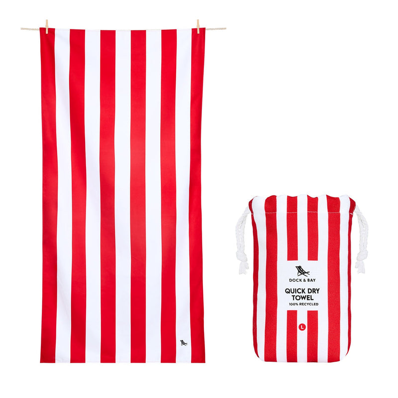 Quick Dry Towel - Rio Red