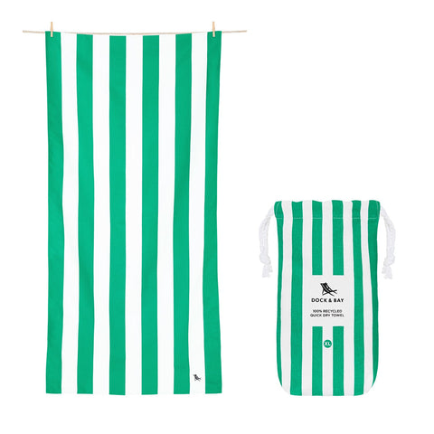 Dock & Bay Quick Dry Towels - Cancun Green - GRS Certified