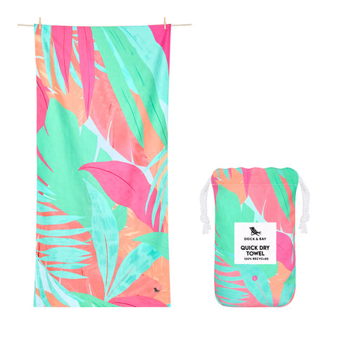 Dock & Bay Quick Dry Towels - Hot Tropics