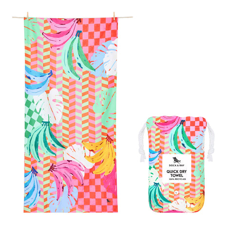 Dock & Bay Quick Dry Towel - Banana Karma